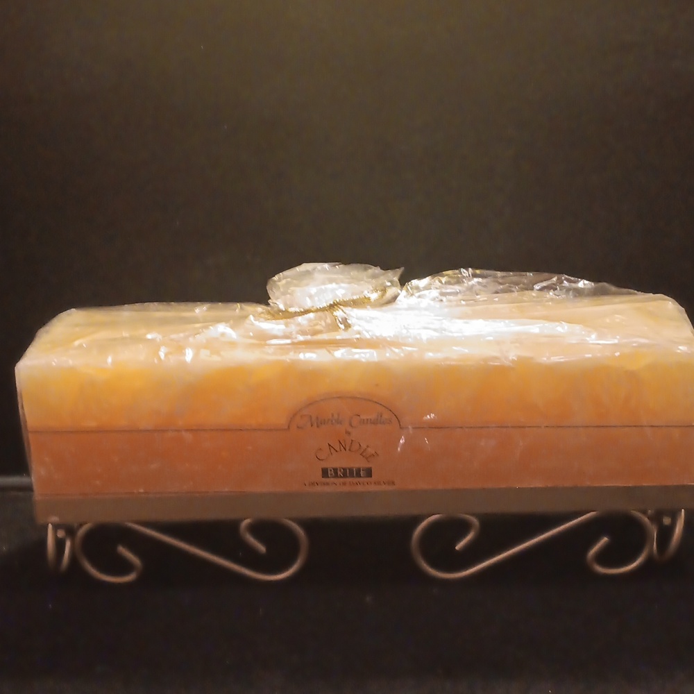 Marble Candles Brite with tray